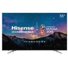 海信（Hisense）LED55EC750US 55英寸 超高清4K HDR 人工智能 智慧语音 VIDAA4.0系统 （子夜黑）